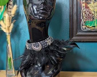 Black Feather Choker