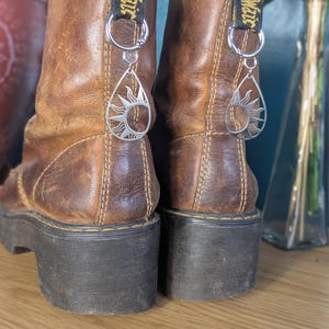 Dr Marten Boot Charm Silber