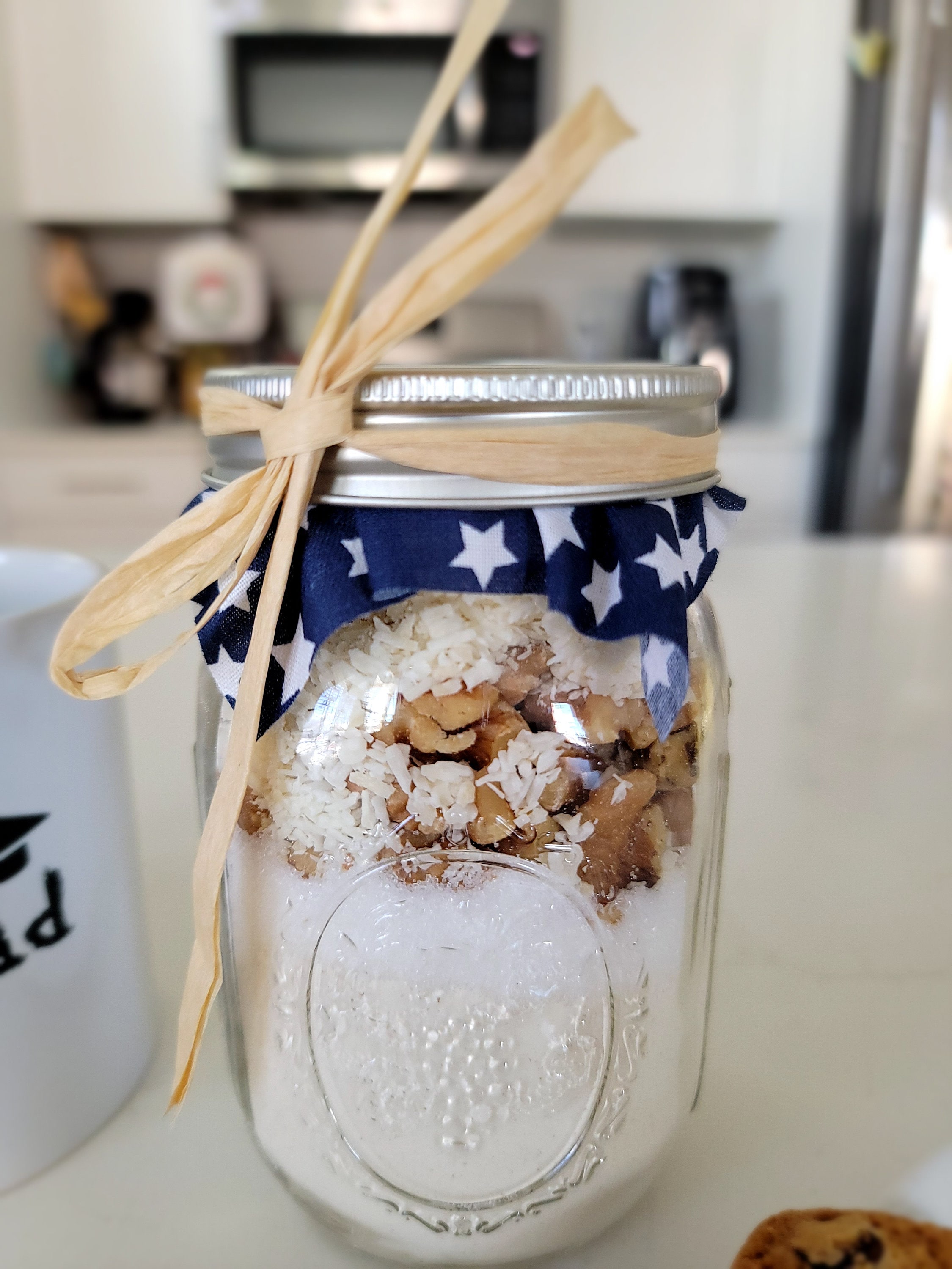 Mason Jar Cookie Mix Handcrafted Delights for Sweet Moments, Dry Cookie