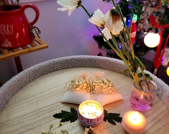 Jasmine Bath Sachet Bundle: Epsom Salt & Oats, Aromatic Spa Gift