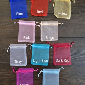 Customize your order choosing your favorite sachet color