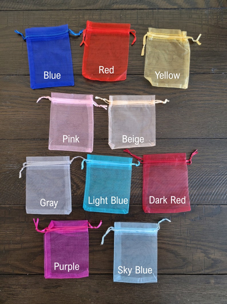 Customize your order choosing your favorite sachet color