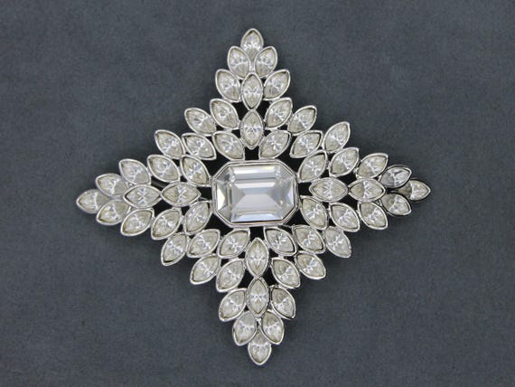 Kenneth Jay Lane Cruciform Statement  Brooch