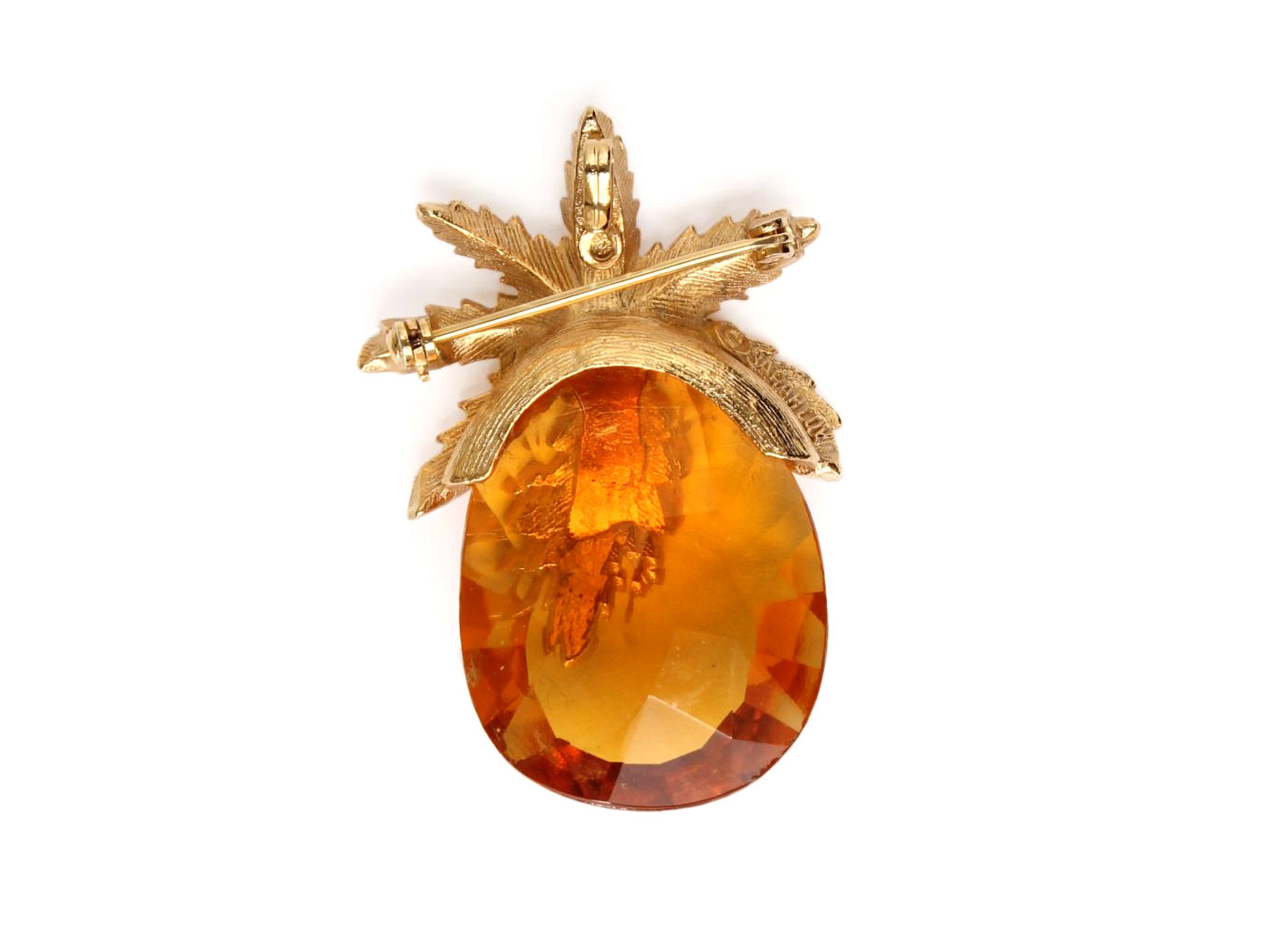 Sarah Coventry Autumn Haze Vintage Brooch & Earrings Set - Etsy display picture 2