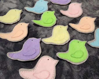 Felt Birds Memory Matching Game for Toddlers