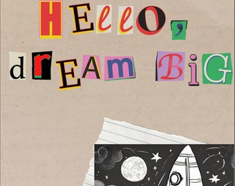 Hello, Dream Big Zine for kids