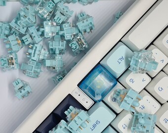 Lubed and Filmed Everglide Sea Salt Tactile Switch (10 pack)