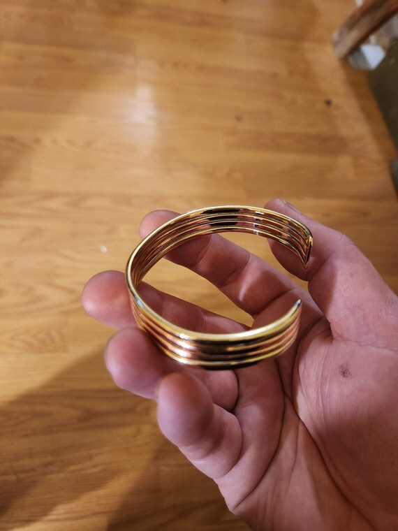 Refurbished Copper and Brass Bangle - image 7