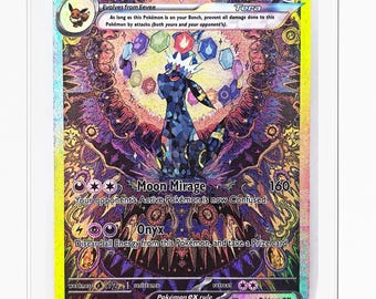 Umbreon ex SV8a Terastal Festival Prismatic Evolutions | [English/Japanese] | PROXY High Quality Textured Holographic | Full SET or Single