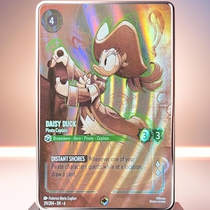 Daisy Duck - Pirate Captain | Chapter 6 - Azurite Sea - Lorcana Proxy Enchanted | (En) | 30% off orders of 2 items or more !