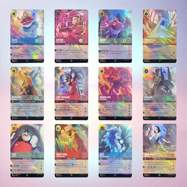 Full Set ~ Chapter 2 | Lorcana Proxy Enchanted | EN/FR/DE | 30% off orders of 2 items or more !!