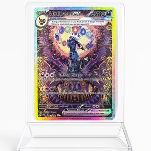 9x Pokémon ex SV8a Terastal Festival Prismatic Evolutions | Proxy/DIY [English/Japanese] | High Quality Textured Holographic | Umbreon EX |