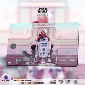 Ahsoka X R2D2 | Playmat TCG for SW Unlimited | 24*14po (600*350mm) | 30% off orders of 2 items or more !!