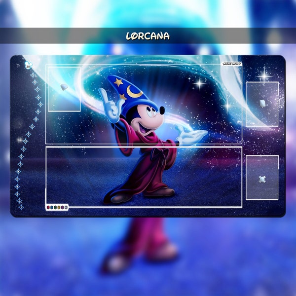 Mickey Mouse | Playmat TCG for Lorcana | 60*35cm | 30% off orders of 2 items or more !!