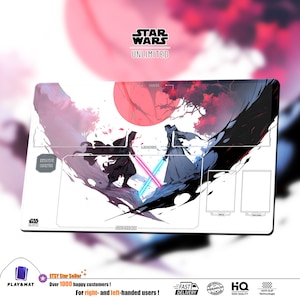 Red or Blue | Playmat TCG for SW Unlimited | 24*14po (600*350mm) | 30% off orders of 2 items or more !!