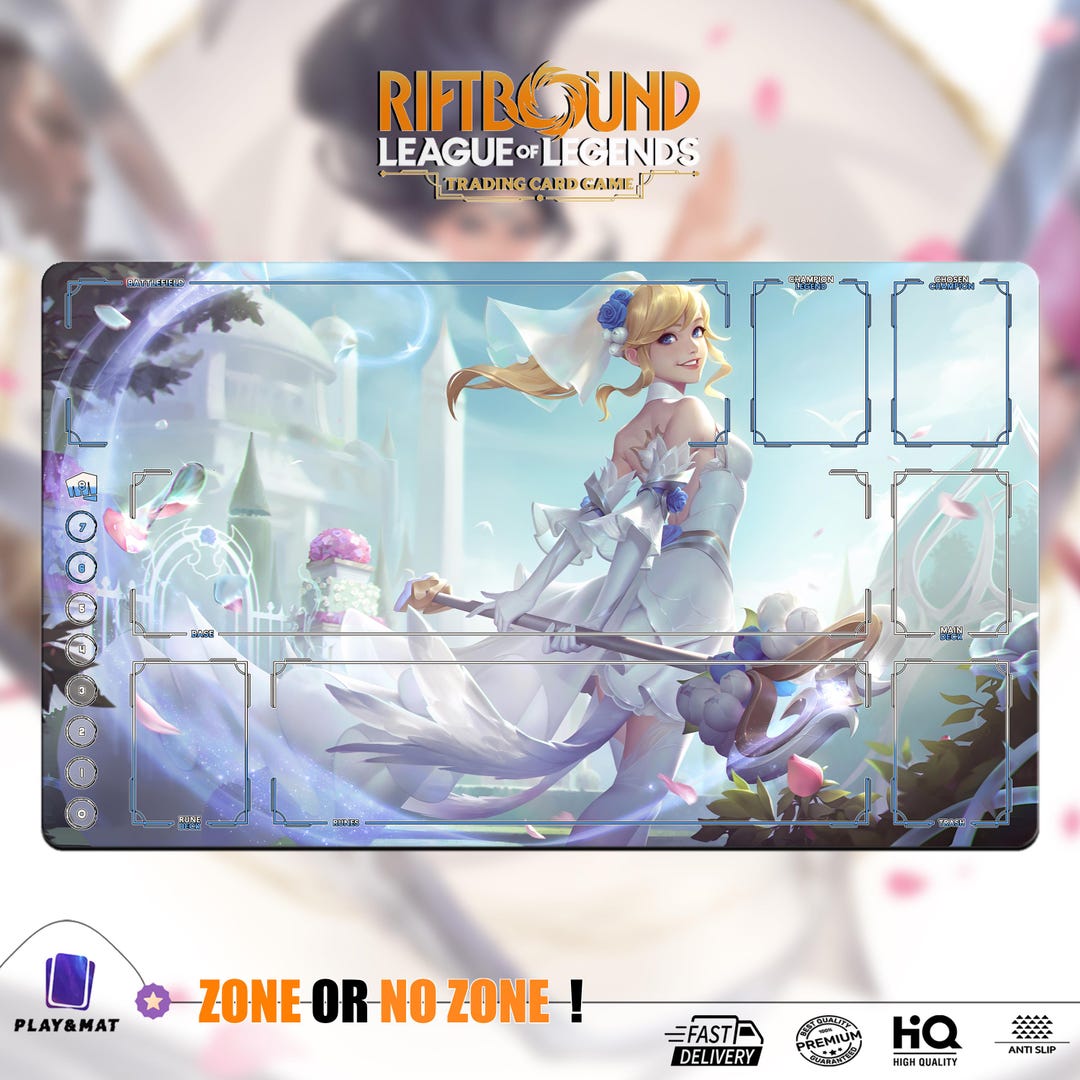 LUX Crystal Rose Playmat - RIFTBOUND TCG League of Legends ...