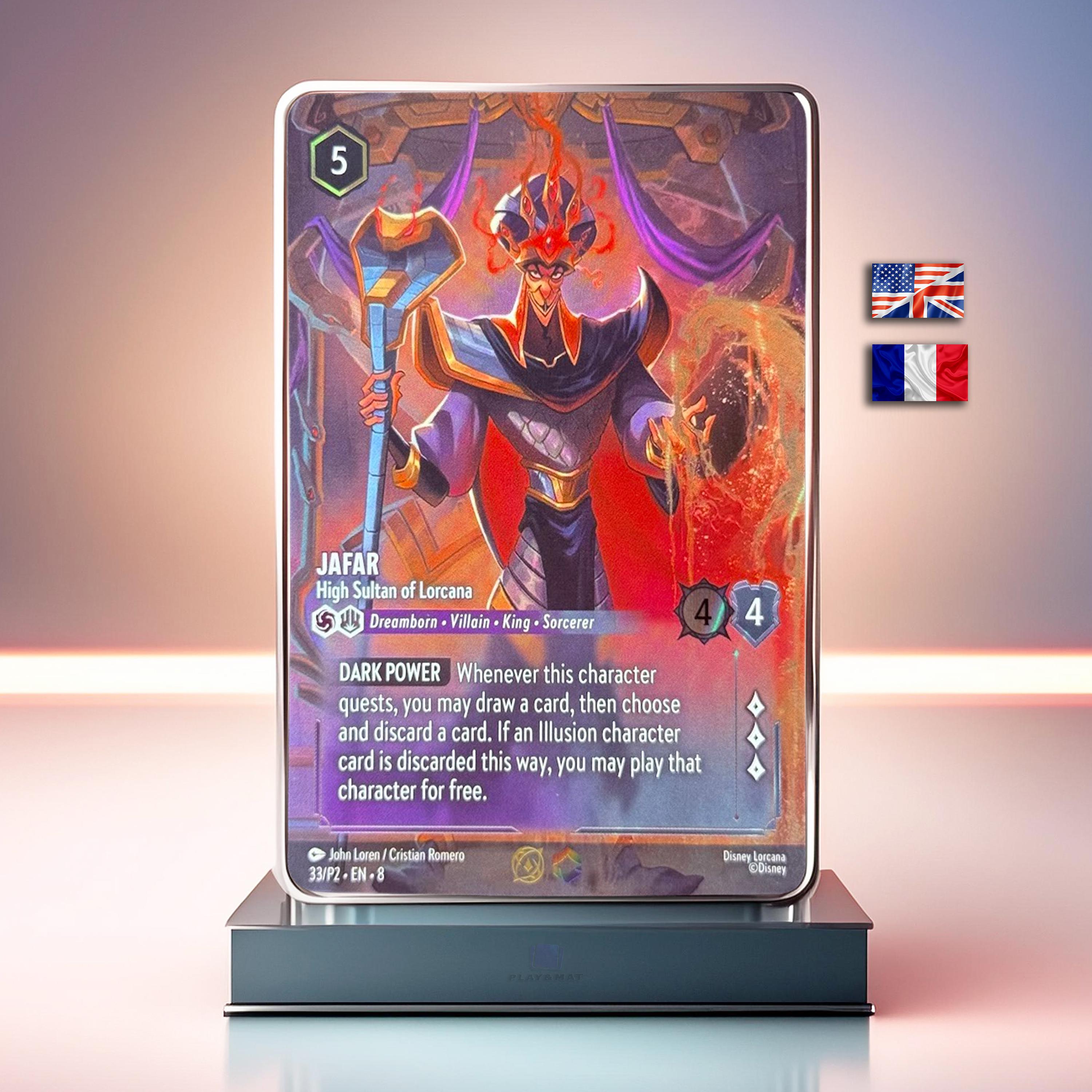 Promos | Jafar - High Sultan of Lorcana - Lorcana Chapter 8 Proxy Cards |  English & French | Singles | High Quality Fan-made Cards - Etsy