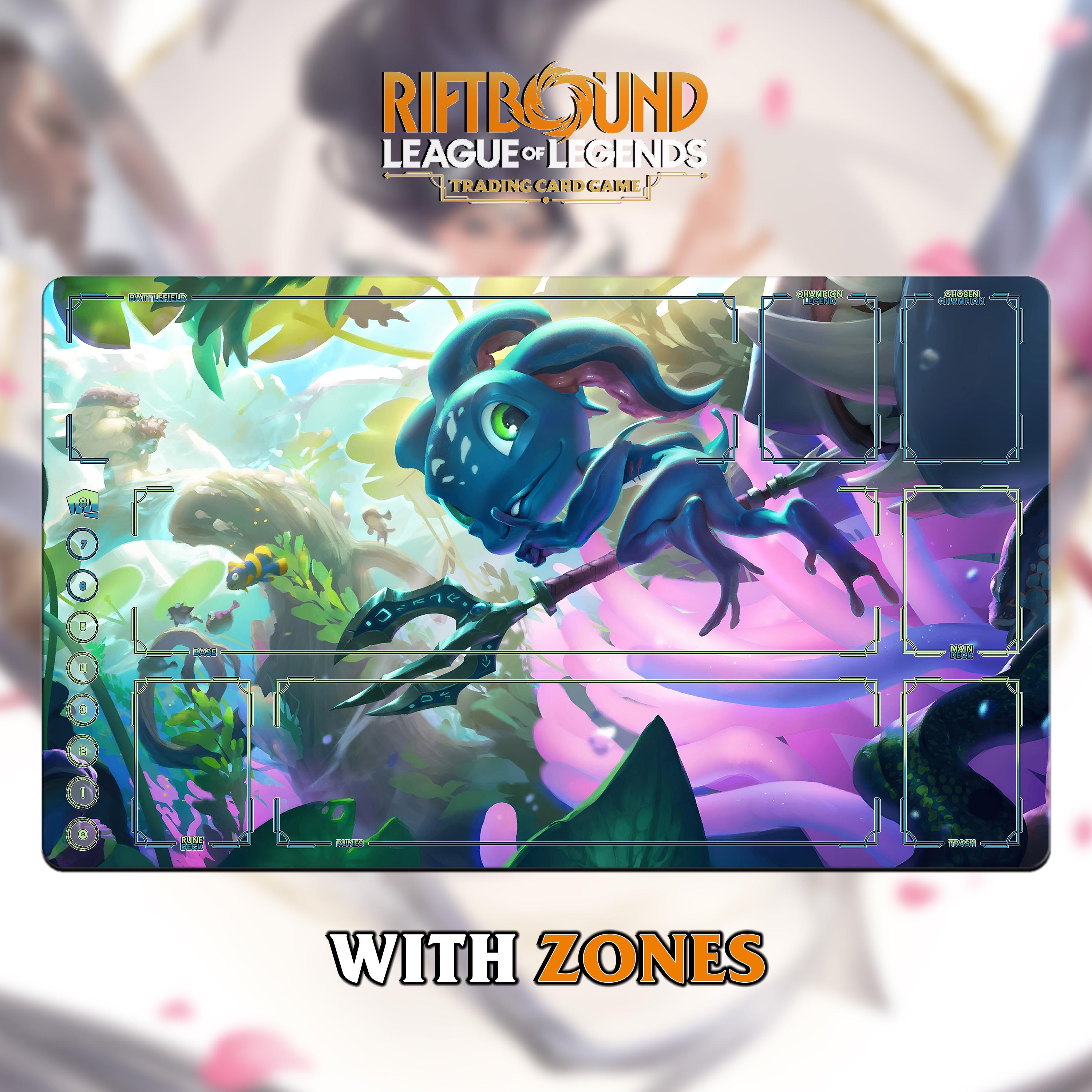 Fizz Fish Playmat - RIFTBOUND TCG League of Legends | 24x14inches