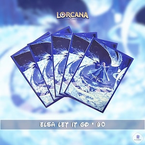 Elsa - LET IT GO | Lorcana Sleeves * 60PCS | 30% off orders of 2 items or more !!