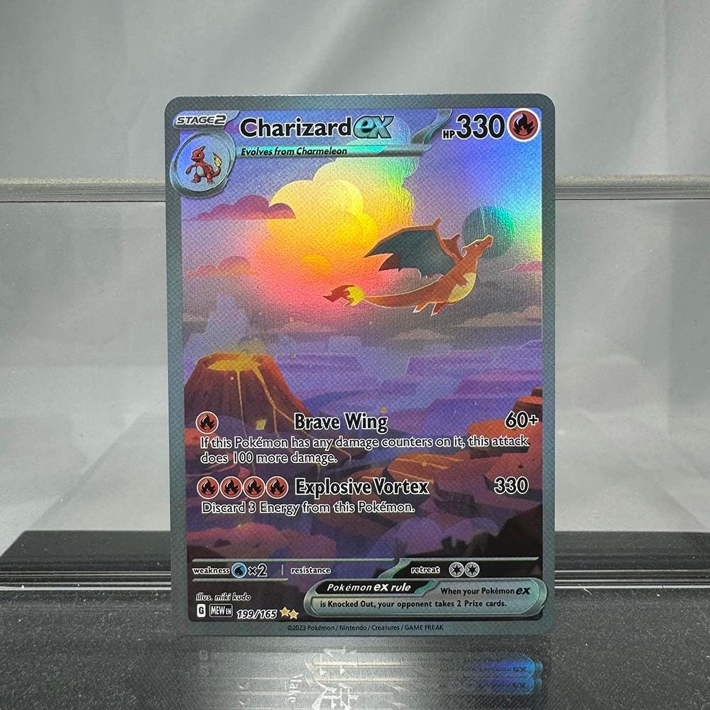 Charizard Ex 199/165 Proxy Card – Pokémon 151 – Special