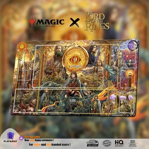 The Eye of Sauron - LIMITED | Playmat MTG LOTR | 60*35cm(24*14in) | 30% off orders of 2 items or more !