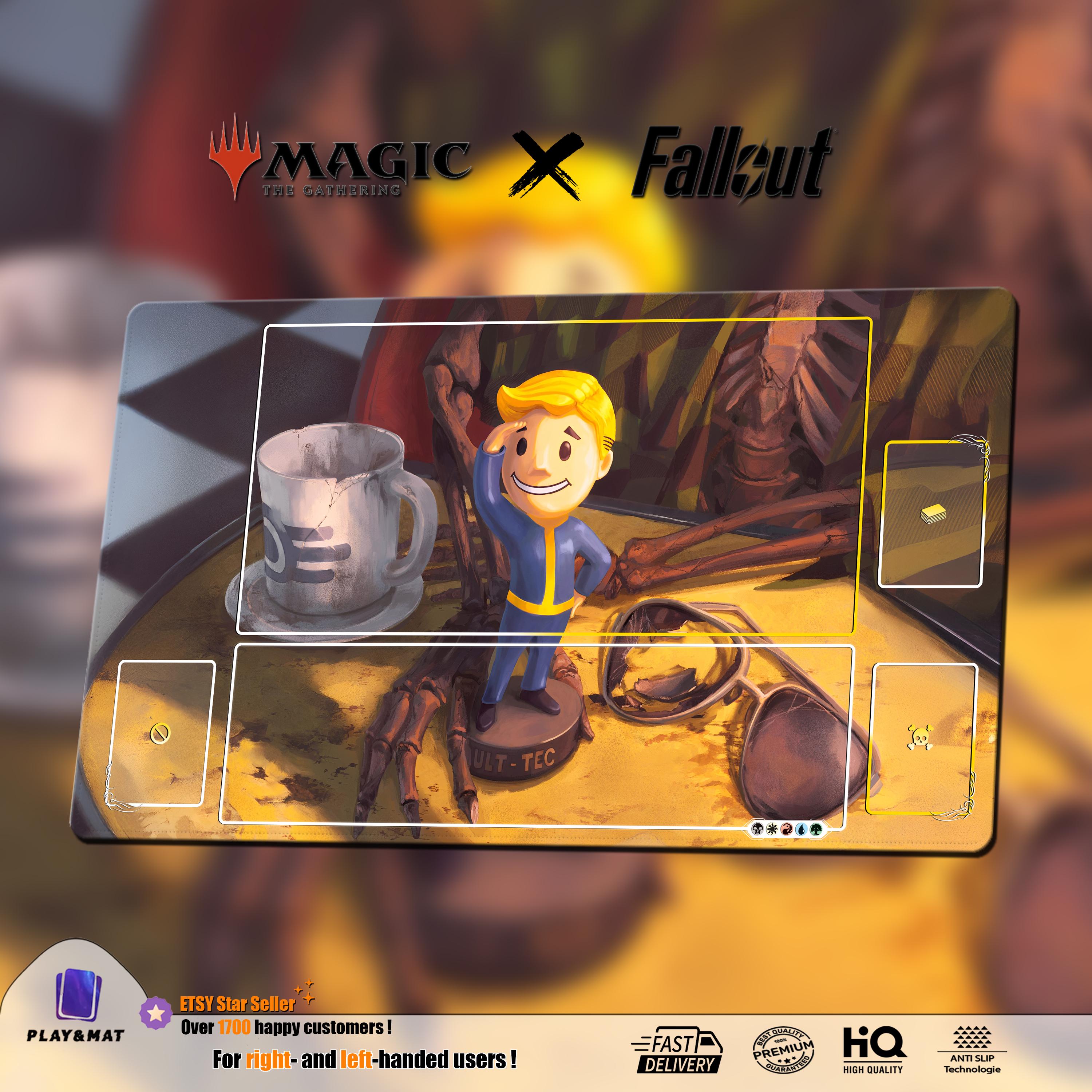 Bobblehead - LIMITED | Playmat MTG FALLOUT | 60*35cm(24*14in
