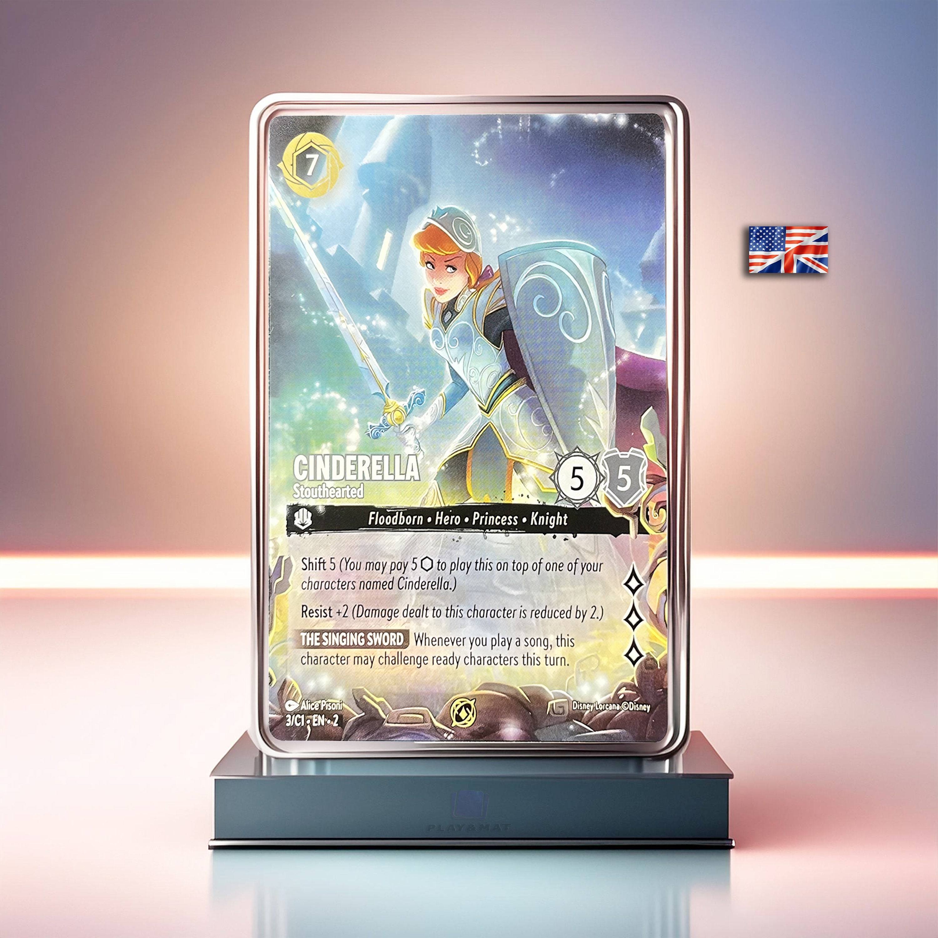 Cinderella stouthearted lorcana challenge card - Etsy 日本