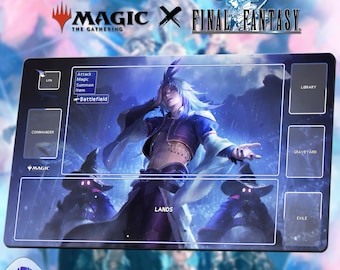 Kuja - MTG X FF Playmat/deskmat | Universes Beyond TCG Mat 24x14
