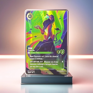Scar, Vengeful Lion | Chapter 5 - Shimmering Skies - Lorcana Proxy Enchanted | (En) | 30% off orders of 2 items or more !