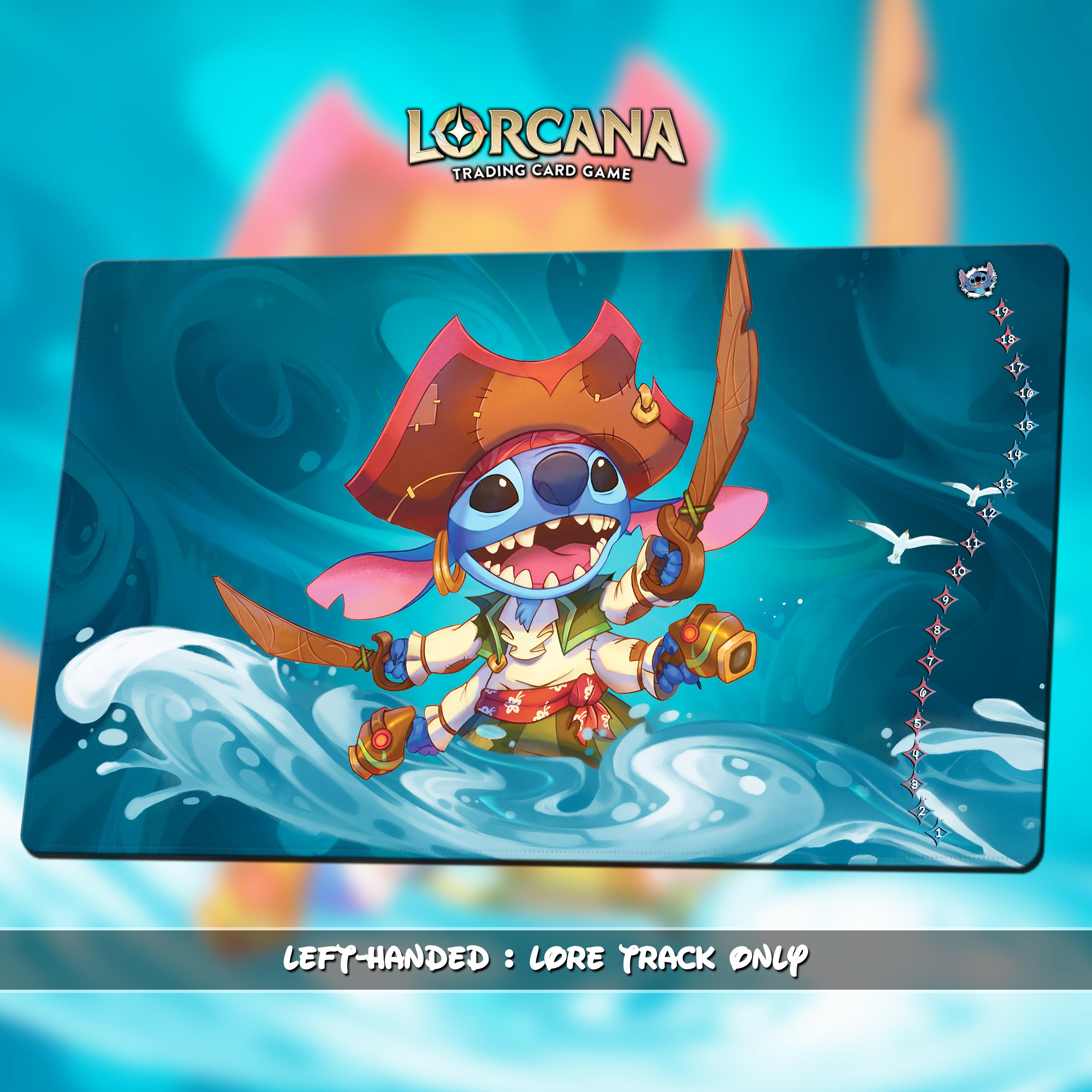Pirate Stitch Playmat for Disney Lorcana – Custom TCG Mat