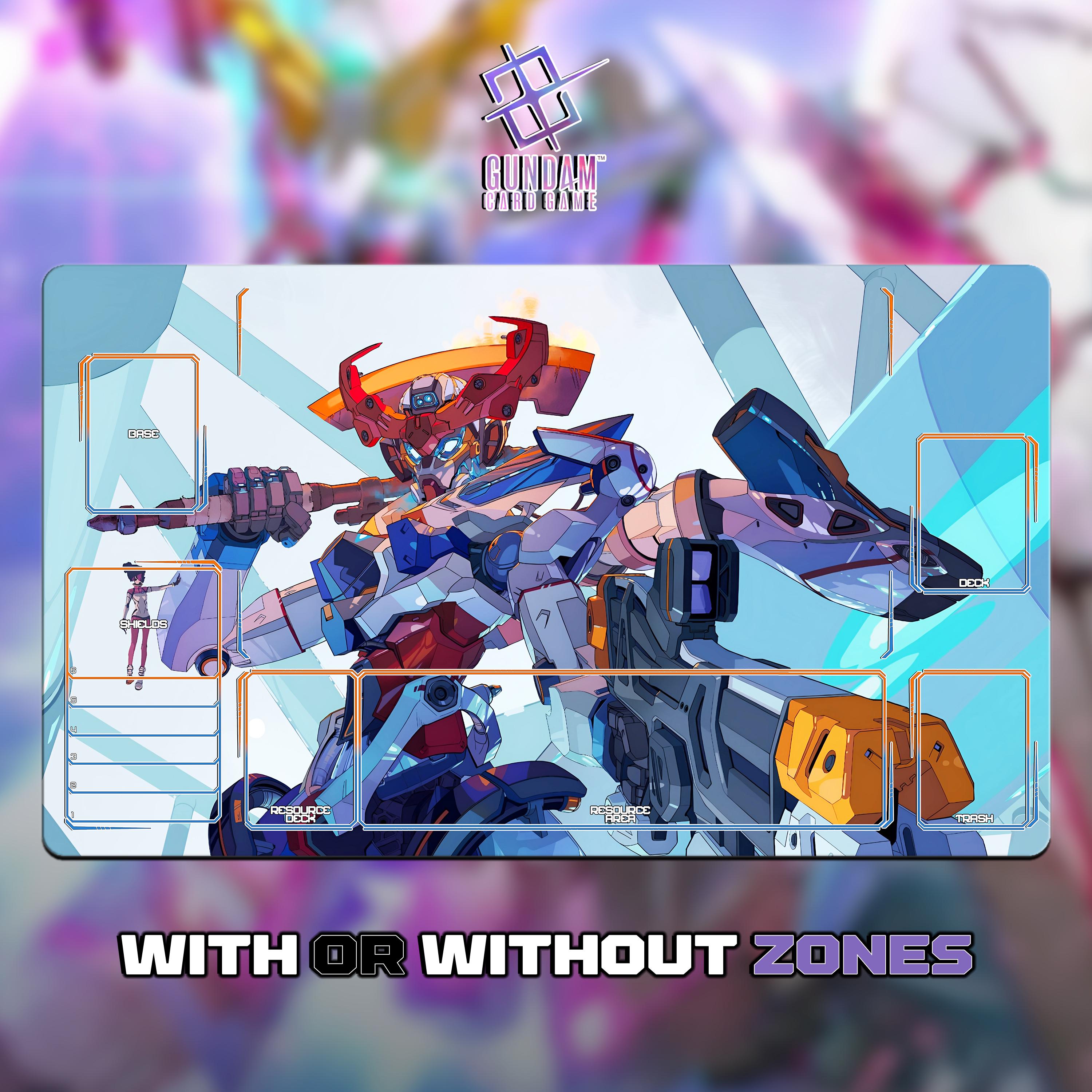 Gundam Gquuuuuux | Playmat Gundam Card Game | TCG Deskmat/playmat