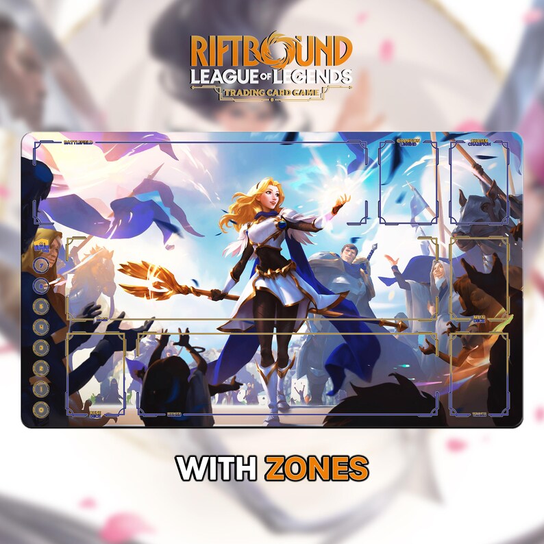 LUX - Spirit Blossom Playmat - RIFTBOUND TCG League of Legends ...