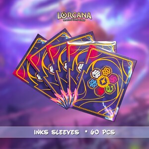 THE INKS | Lorcana Sleeves * 60PCS | 40% off orders of 2 items or more !!
