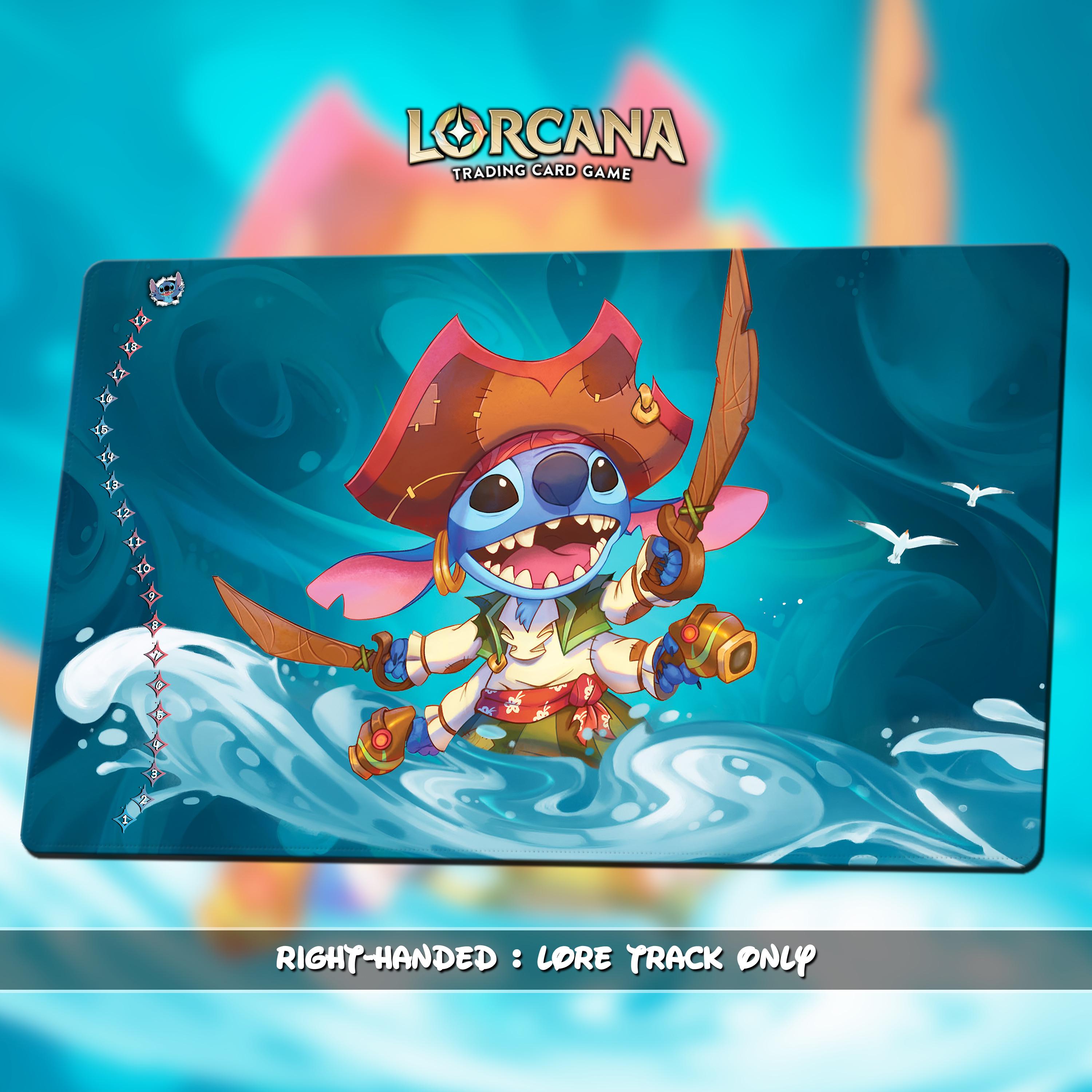 Pirate Stitch Playmat for Disney Lorcana – Custom TCG Mat