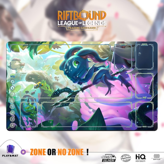 Fizz Fish Playmat - RIFTBOUND TCG League of Legends | 24x14inches
