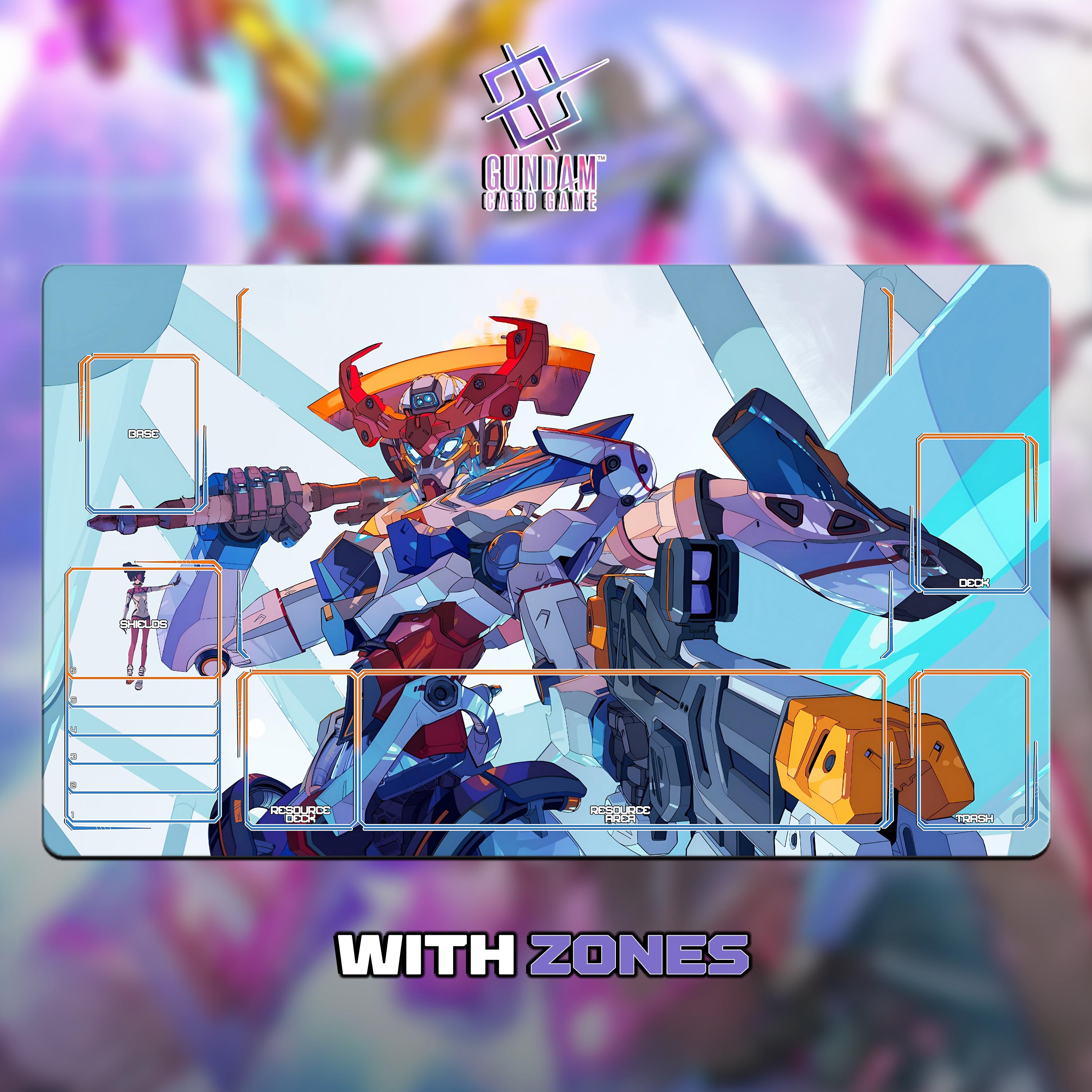 Gundam Gquuuuuux | Playmat Gundam Card Game | TCG Deskmat/playmat