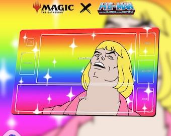 HEYYEYAAEYAAAEYAEYAA - LIMITED | Playmat MTG | 60*35cm(24*14in) | Custom Design | Gift for Player, Gamer or Fan