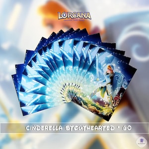 Cinderella | Lorcana Sleeves * 60PCS | 50% off orders of 2 items or more !!