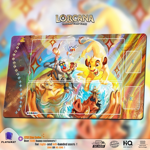 Disney Lorcana Playmat – Lion King TCG Mat | It Means No Worries