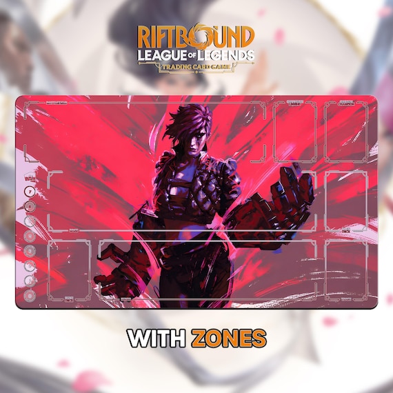 VI Playmat - RIFTBOUND TCG League of Legends | 24x14inches(60x35cm