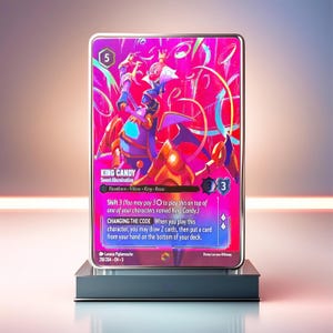 King Candy, Sweet Abomination | Chapter 5 - Shimmering Skies - Lorcana Proxy Enchanted | (En) | 30% off orders of 2 items or more !
