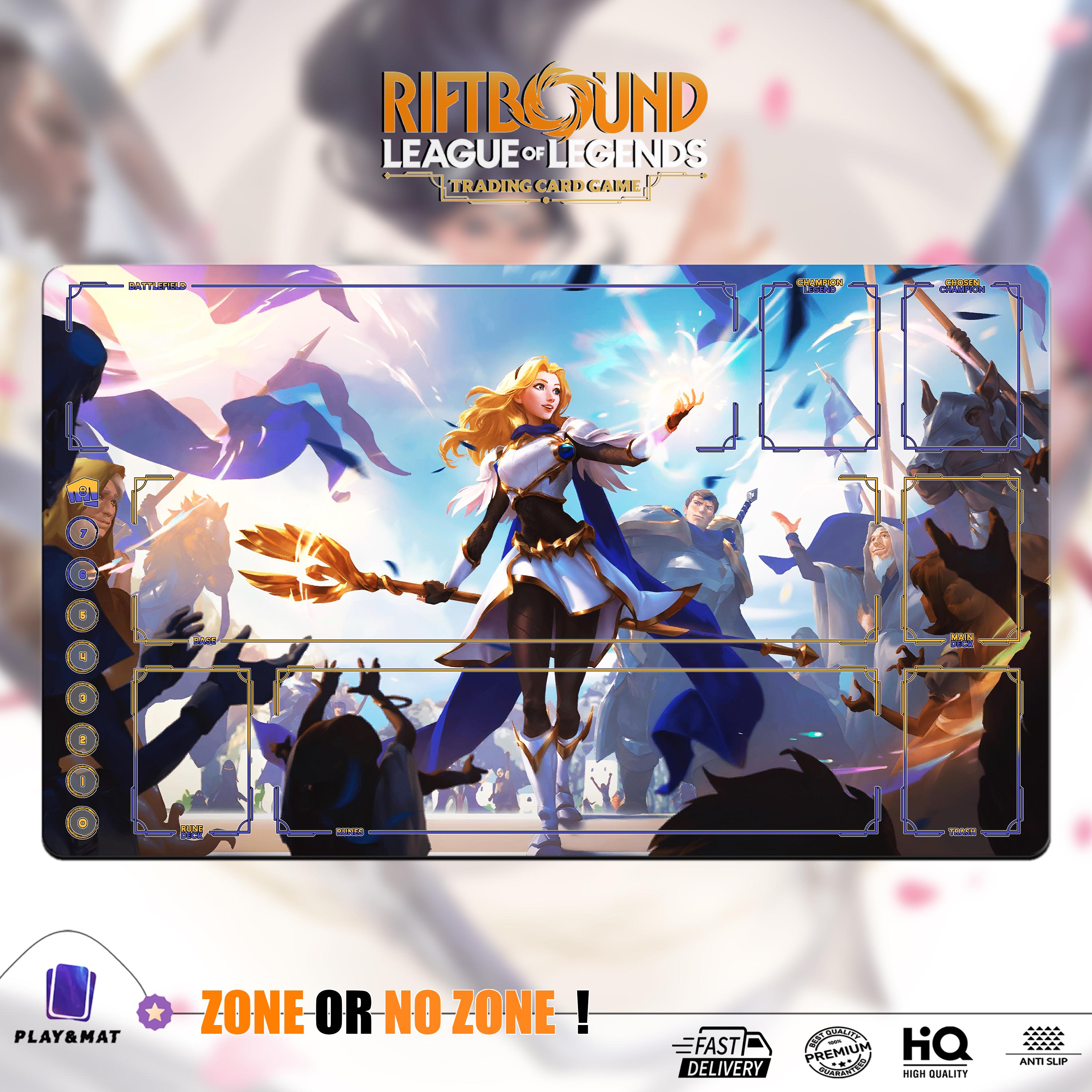 Sp Lux Riftbound LUX - Spirit Blossom Playmat - RIFTBOUND TCG League of Legends ...