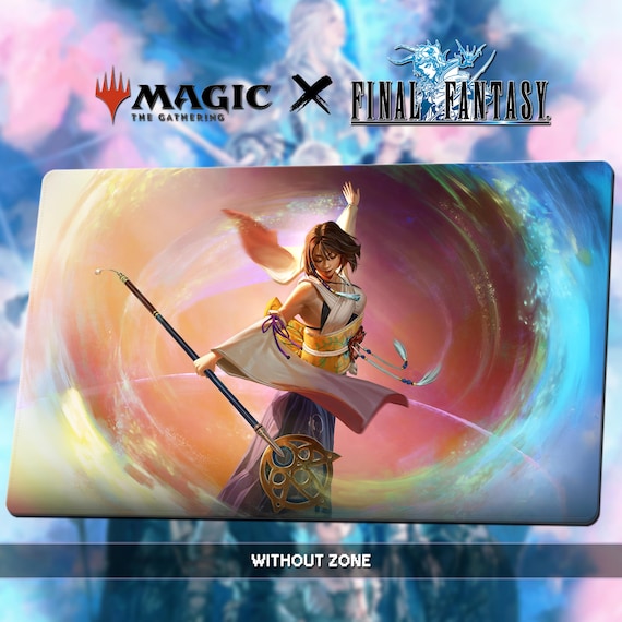 Yuna - MTG X FF Playmat/deskmat | Universes Beyond TCG Mat 24x14