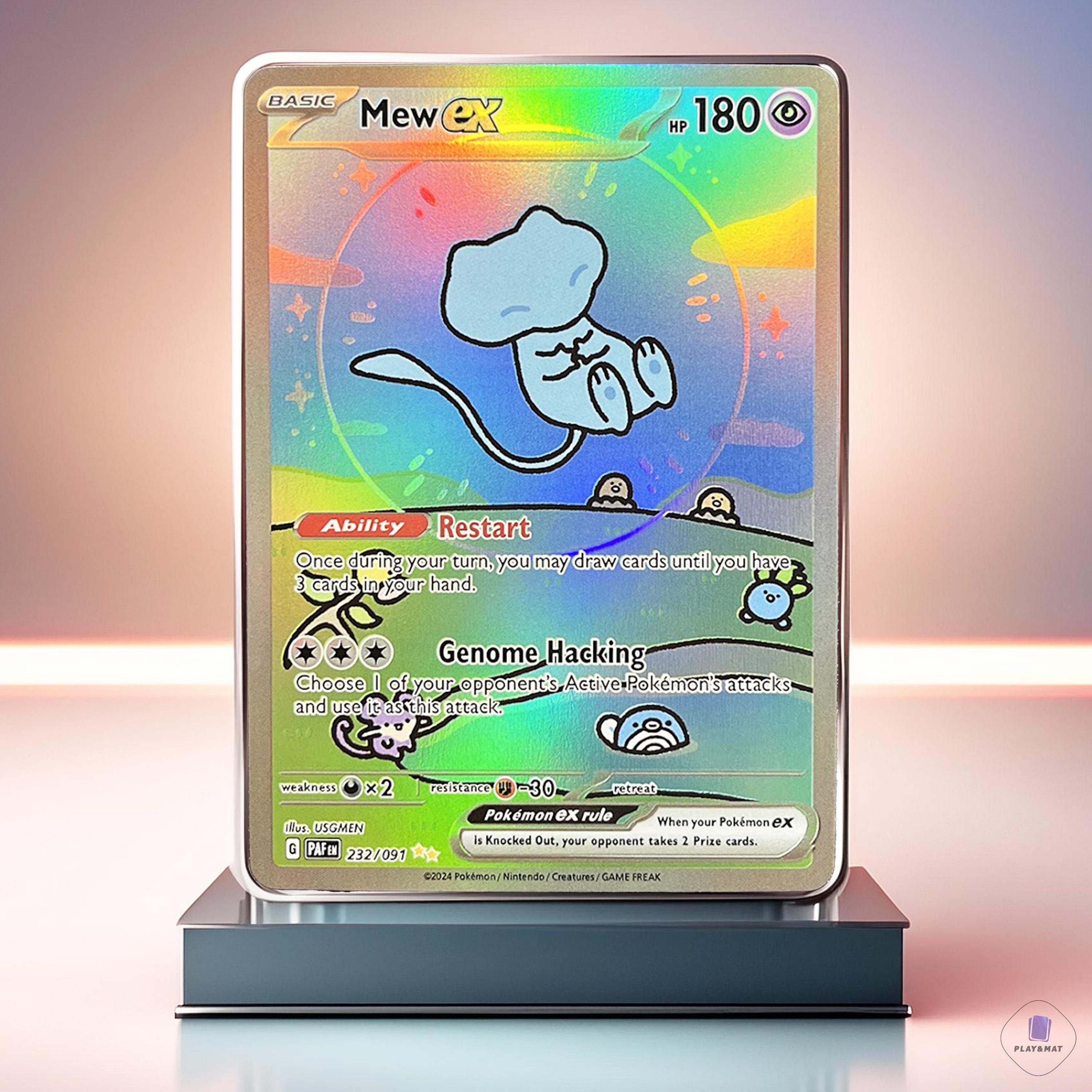 Mew Ex 232/091 Proxy Card – Paldean Fates – Special Illustration