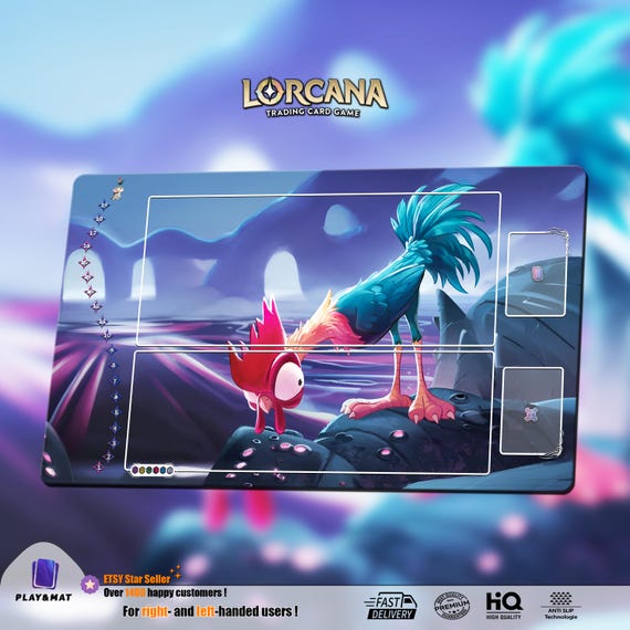 Hei Hei Playmat for Disney Lorcana Custom TCG Mat | Moana's Rooster Character | Neoprene Game Mat With Optional Lore Track & Zones | Gift - Etsy Israel Hei Hei Playmat for Disney Lorcana Custom TCG Mat | Moana's Rooster Character | Neoprene Game Mat With Optional Lore Track & Zones | Gift - Etsy Israel