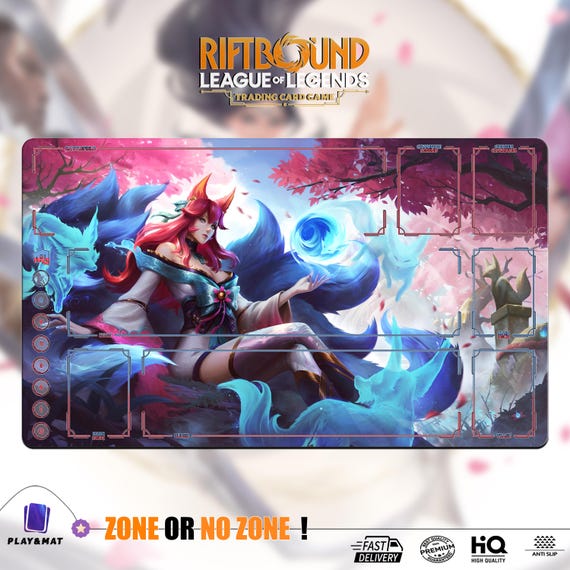 Ahri Spirit Blossom Playmat - RIFTBOUND TCG League of Legends