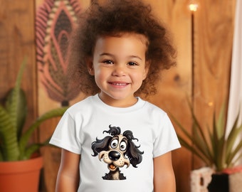 Funny Dog Toddler Short Sleeve Tee, Kids graphic dog tshirt, Toddler dog t-shirt, cute dog t shirt, children's dog tshirt, fun toddler shirt