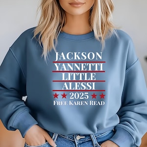 Karen Read Sweatshirt: Unisex Crewneck - Jackson Yannetti Design