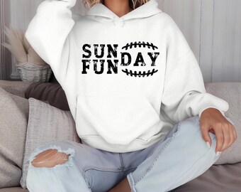 Sunday Funday Football Hoodie - Unisex Sweatshirt