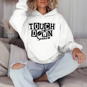 Football Unisex Kapuzen-Sweatshirt, Touchdown Saison Hoodie, Fussball Saison Hoodie,